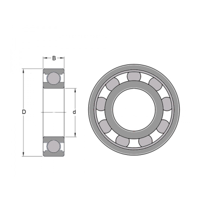 Ložisko   16015  SKF  
