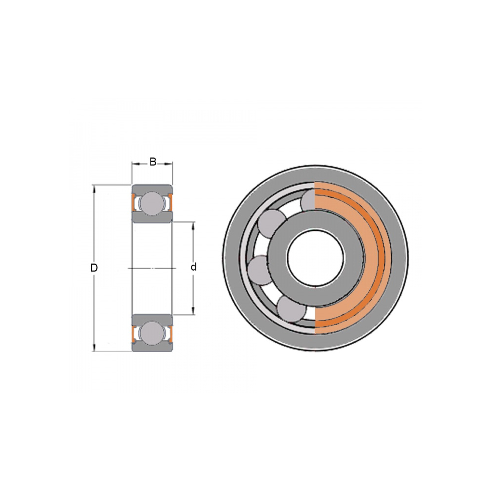 Ložisko   63004 2RS1 SKF