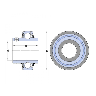 Ložisko   YAR 211 2F SKF