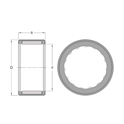 Ložisko   HK 0810  SKF