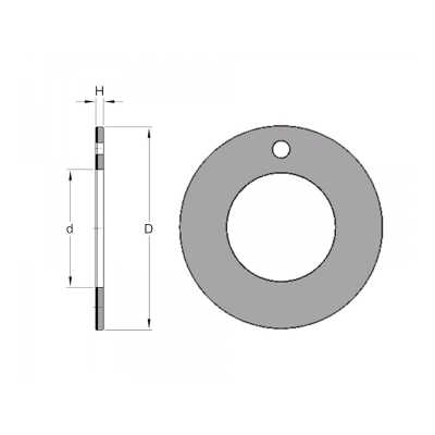 Kroužek  PCMW 102001,5 B axiální kluzný  SKF    