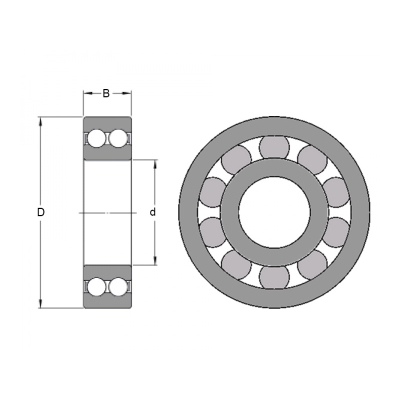 Ložisko   4305 ATN9  SKF