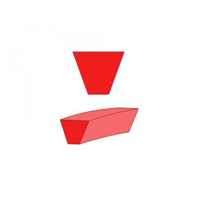 Řemen klínový 10x1815 Li PU 90A Red    