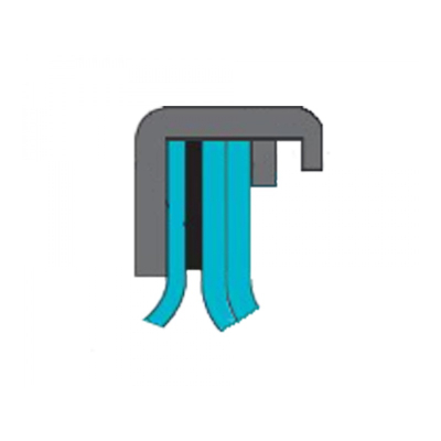 Gufero   105x130x12 Turcon Varilip PTFE/metal/FKM Typ F