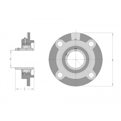 Bearing UCFC 208 IBU