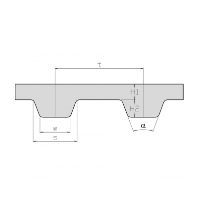ZR XL 96 toothed belt – 7.94 mm (code 031)