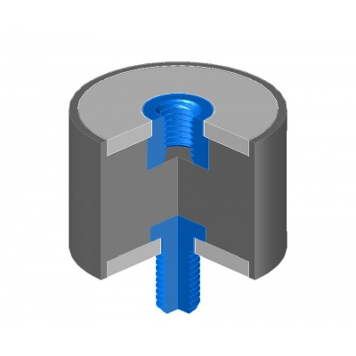 Type 2 silent block (30/20-M10x15)