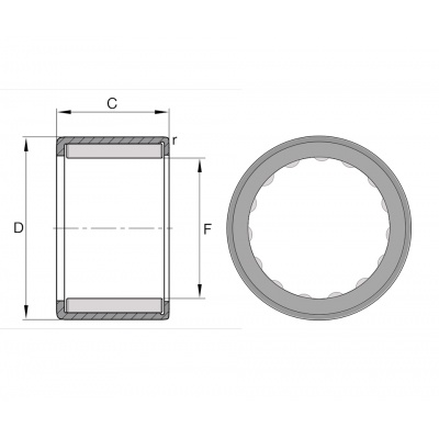 Lager HN 1210 INA