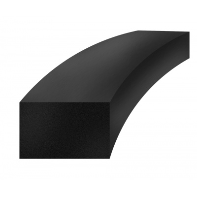 Profil pryž obdél.15x20mm EPDM mikroporézní