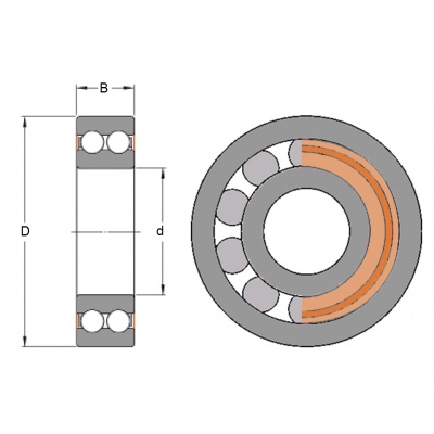 Bearing 4202 2RS KBS