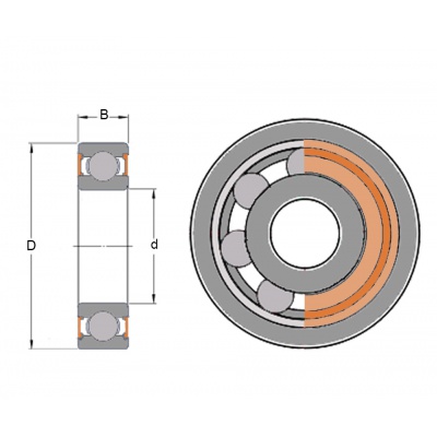 Bearing 60/22 LLUC3/5K NTN