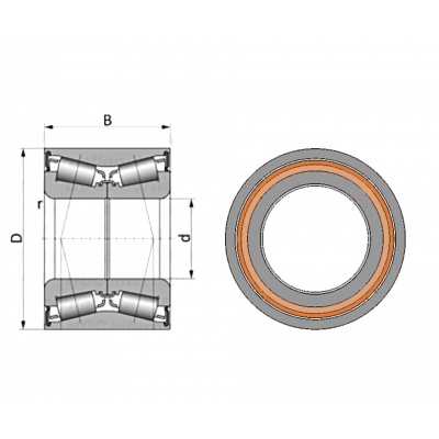 Bearing BTHB 1861887 A/Q SKF