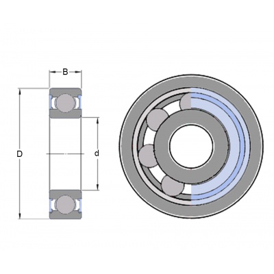 61905 2RS CRAFT bearing
