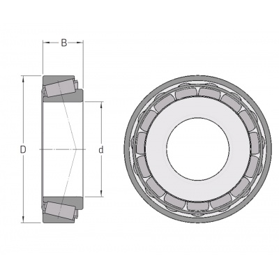 SKF 30306 J2/Q bearing