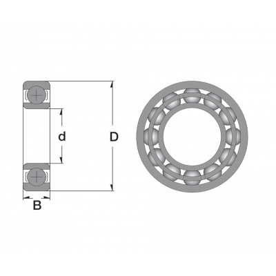 692 2Z EZO bearing