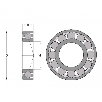 Bearing 7009 CDGA/P4A SKF