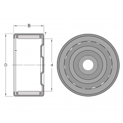 INA BK 0912 bearing