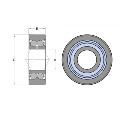 Bearing 305701C 2Z SKF