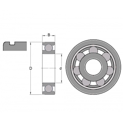 Bearing 6306 N ZVL
