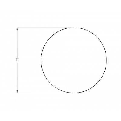 Ball, diameter 4.762, polypropylene (PP), white