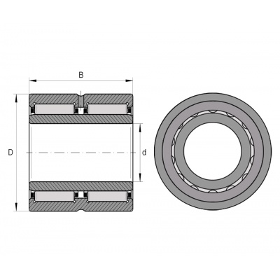 Bearing NA 6908 ZW- XL INA