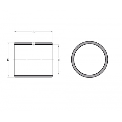 Plain bush PCM 081010 M SKF