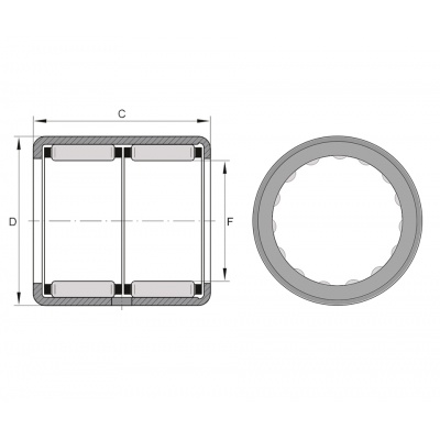 Bearing HK 2030-ZW INA