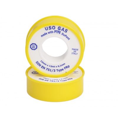 PTFE tape 12.00 × 0.10 × 12,000 mm