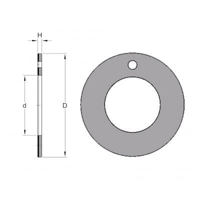 Ring PCMW 102001,5 B axial gleitend SKF