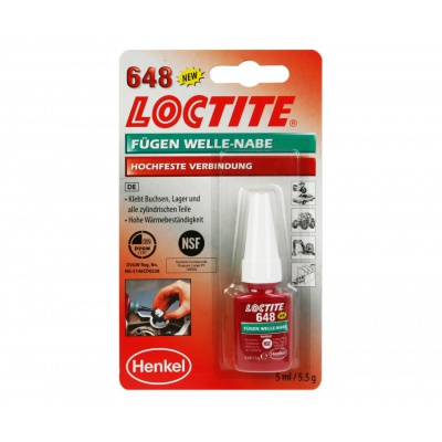 Loctite 648 5 ml high-strength joint adhesive