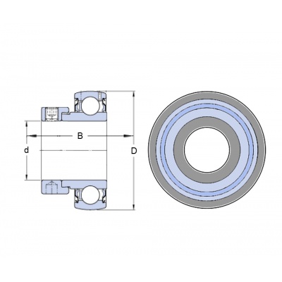 GRAE 35 NPPB FA106 INA bearing