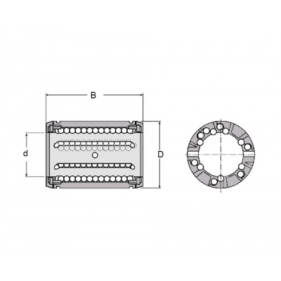 SKF LBCR 25 A 2LS bearing