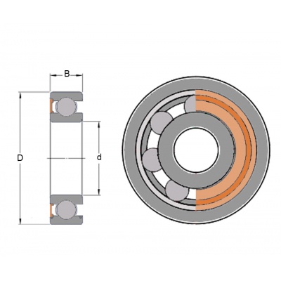 Bearing 6304 U1 NTN