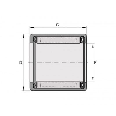 Lager HF 1616 SKF