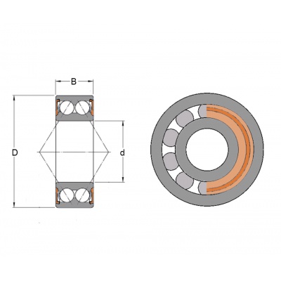 SKF 3302 2RS1 bearing