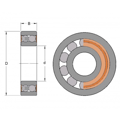 2212 2RS TVH FAG bearing