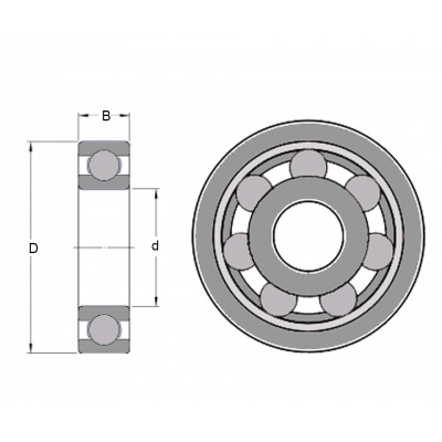 SKF 6210/C3 bearing