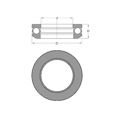 Bearing 53208 FAG