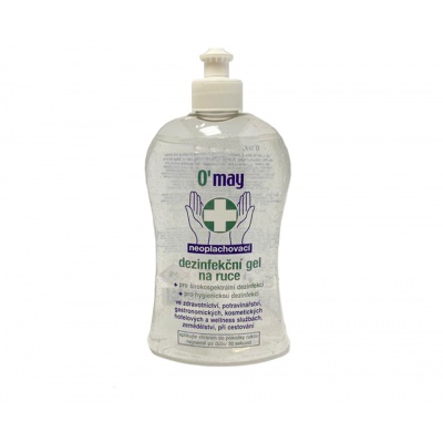 Gel dezinfekční na ruce O´may - neoplachovací 500 ml