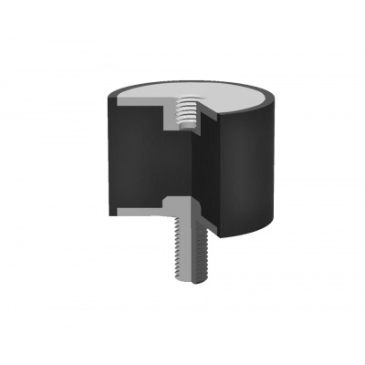 Type 2 silent block (40/20-M8x23)