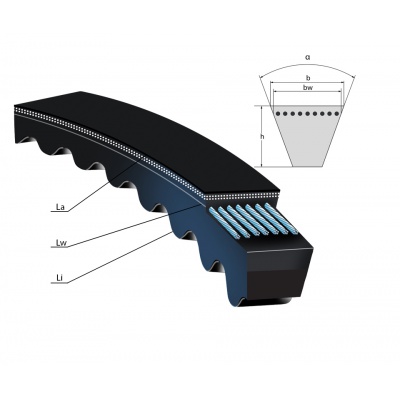 Rubena 8x1200 Li-X8 V-belt