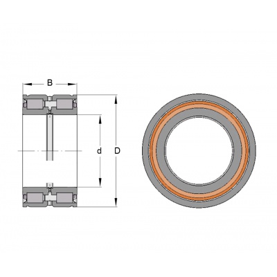 INA SL045015 D-PP bearing