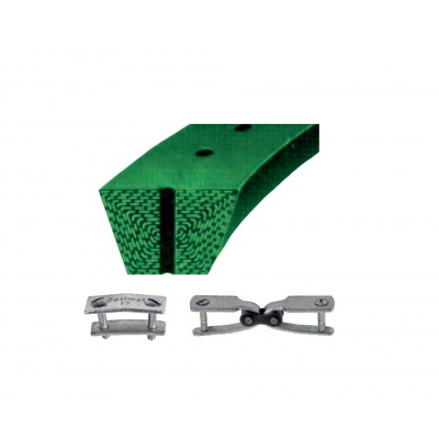 Perforated V-belt, sold by the metre, 13/A Cinghia
