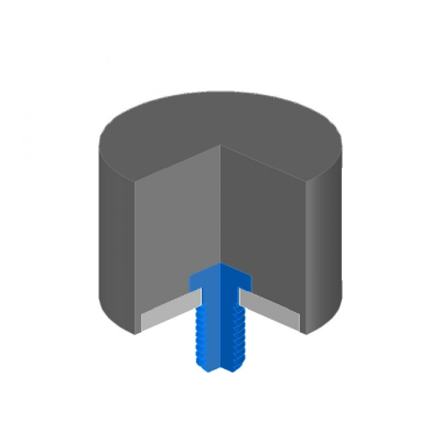 Silentblok typ 4 (15/15-M4x10)