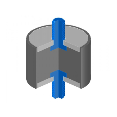 Silentblok typ 1 (13/8-M4x9)